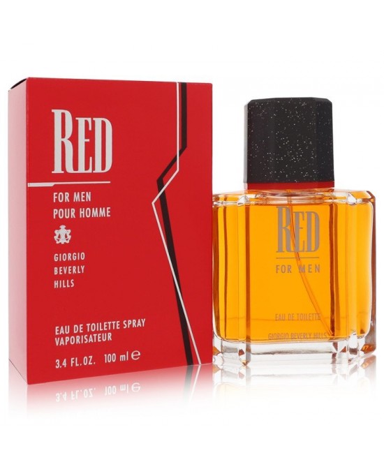 Red by Giorgio Beverly Hills Eau De Toilette Spray 3.4 oz (Men)