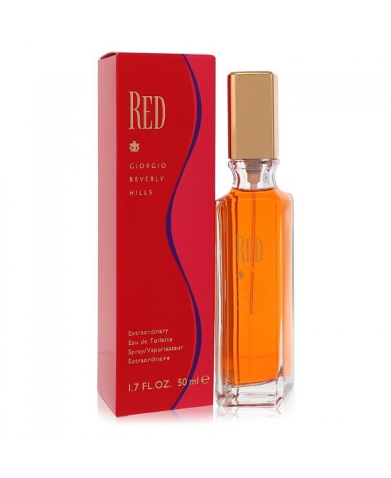 Red by Giorgio Beverly Hills Eau De Toilette Spray 1.7 oz (Women)