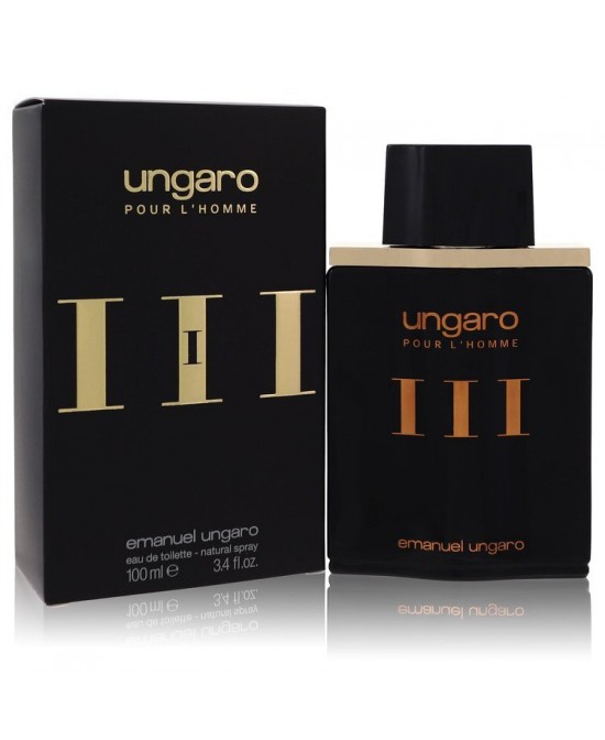 Ungaro Iii by Ungaro Eau De Toilette Spray (New Packaging) 3.4 oz (Men)