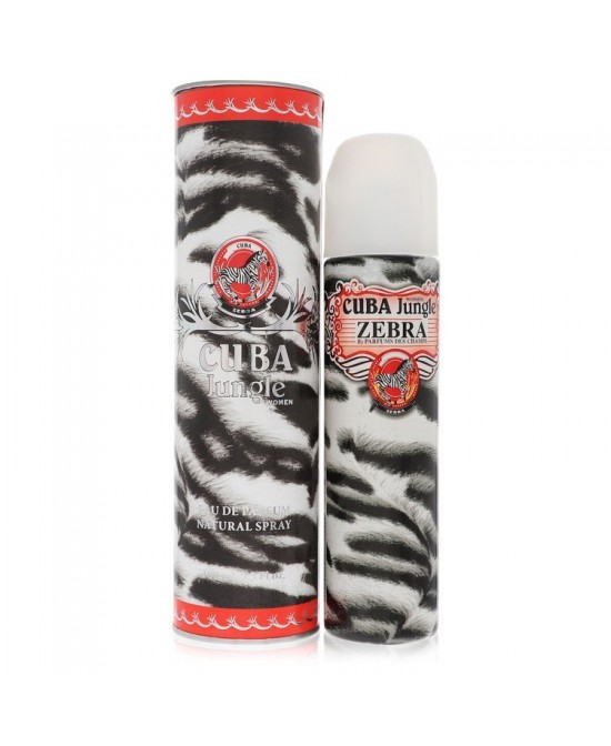 Cuba Jungle Zebra by Fragluxe Eau De Parfum Spray 3.4 oz (Women)