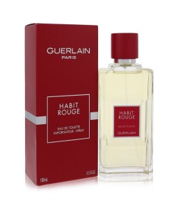 Habit Rouge by Guerlain Cologne / Eau De Toilette Spray 3.4 oz (Men)
