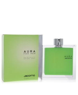 Aura by Jacomo Eau De Toilette Spray 2.4 oz (Men)