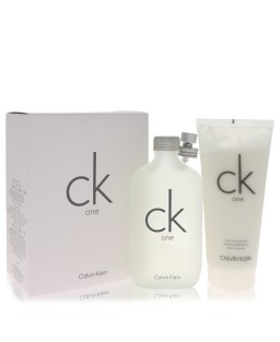 Ck One by Calvin Klein Gift Set -- 6.7 oz Eau De Toilette Spray + 6.7 oz Body Moisturizer (Men)