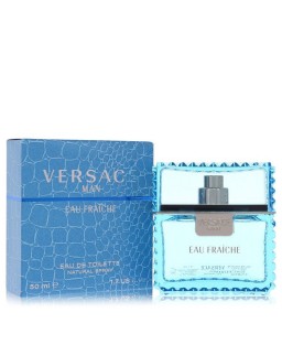 Versace Man by Versace Eau Fraiche Eau De Toilette Spray (Blue) 1.7 oz (Men)