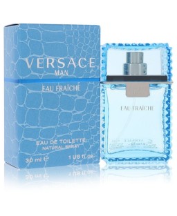 Versace Man by Versace Eau Fraiche Eau De Toilette Spray (Blue) 1 oz (Men)