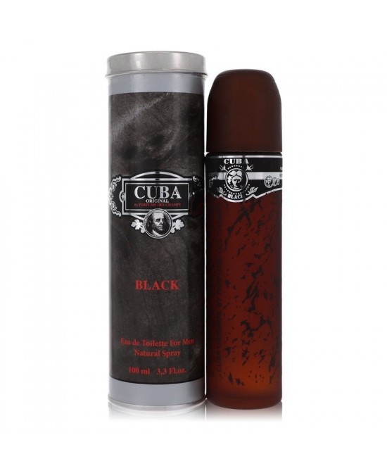 CUBA Black by Fragluxe Eau De Toilette Spray 3.4 oz (Men)