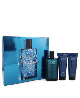 Cool Water by Davidoff Gift Set -- 4.2 oz Eau De Toilette Spray + 2.5 oz After Shave Balm + 2.5 oz Shower Gel (Men) Cool Water by Davidoff Gift Set -- 4.2 oz Eau De Toilette Spray + 2.5 oz After Shave Balm + 2.5 oz Shower Gel (Men)