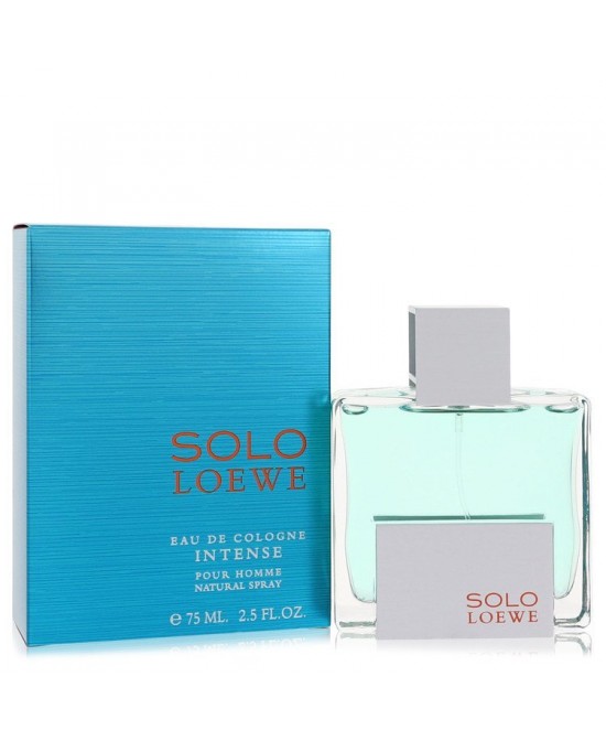 Solo Intense by Loewe Eau De Cologne Spray 2.5 oz (Men)