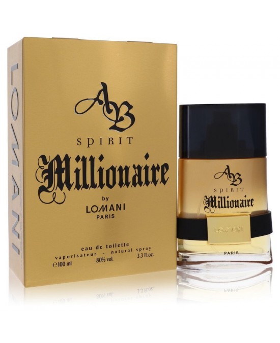 Spirit Millionaire by Lomani Eau De Toilette Spray 3.3 oz (Men)
