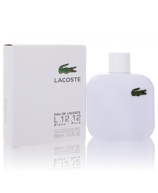 Lacoste Eau De Lacoste L.12.12 Blanc by Lacoste Eau De Toilette Spray 3.3 oz (Men)