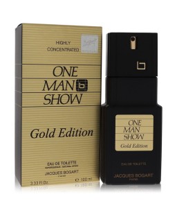 One Man Show Gold by Jacques Bogart Eau De Toilette Spray 3.3 oz (Men)