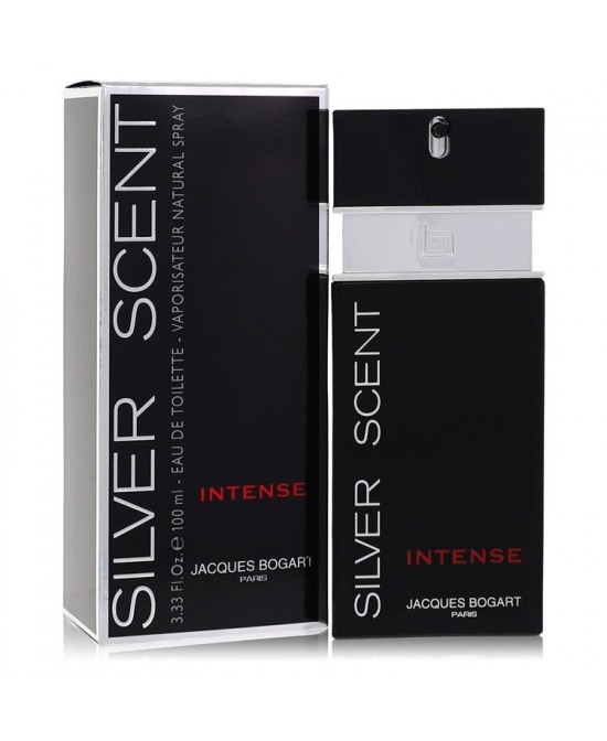 Silver Scent Intense by Jacques Bogart Eau De Toilette Spray 3.33 oz (Men)