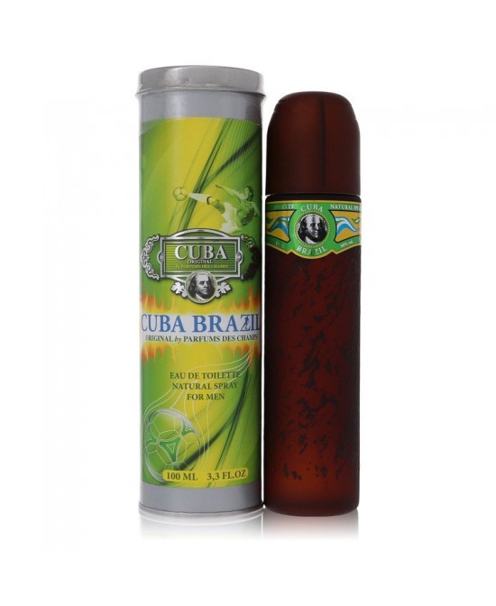 Cuba Brazil by Fragluxe Eau De Toilette Spray 3.4 oz (Men)