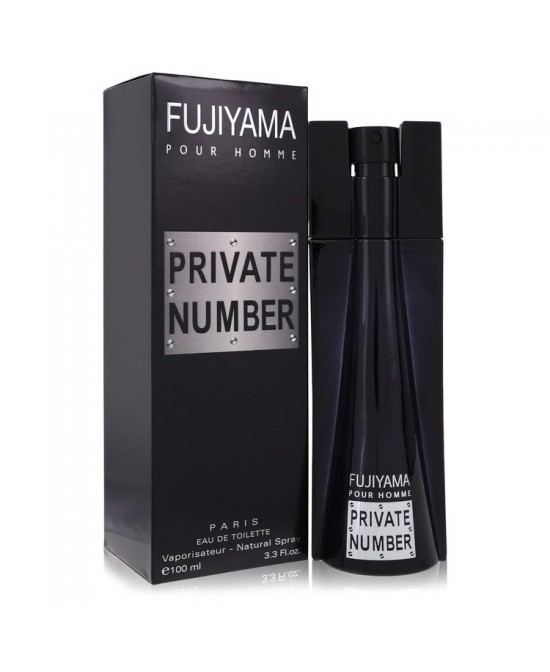 Fujiyama Private Number by Succes De Paris Eau De Toilette Spray 3.3 oz (Men)