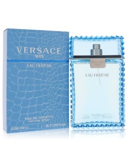 Versace Man by Versace Eau Fraiche Eau De Toilette Spray (Blue) 6.7 oz (Men)