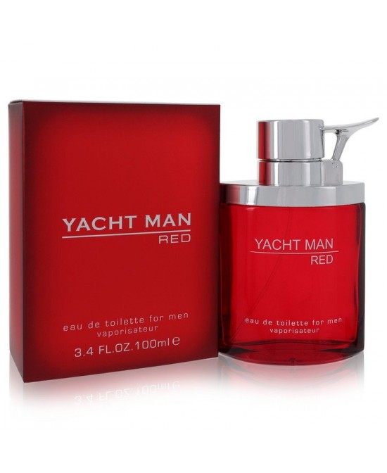 Yacht Man Red by Myrurgia Eau De Toilette Spray 3.4 oz (Men)
