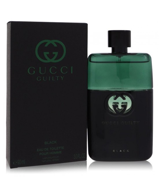 Gucci Guilty Black by Gucci Eau De Toilette Spray 3 oz (Men)