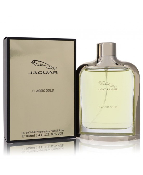 Jaguar Classic Gold by Jaguar Eau De Toilette Spray 3.4 oz (Men)