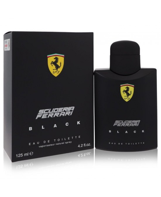 Ferrari Scuderia Black by Ferrari Eau De Toilette Spray 4.2 oz (Men)