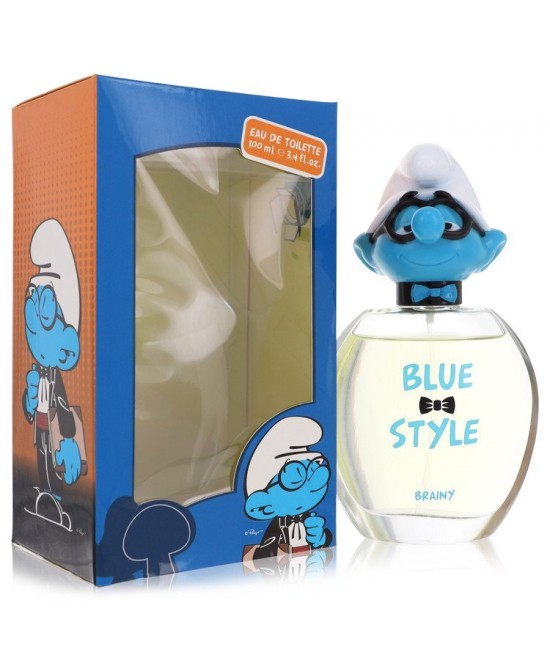 The Smurfs by Smurfs Blue Style Brainy Eau De Toilette Spray 3.4 oz (Men)