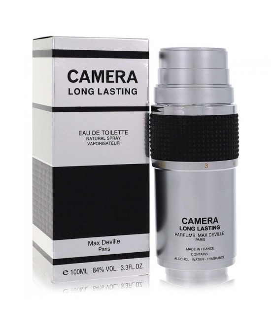 Camera Long Lasting by Max Deville Eau De Toilette Spray 3.4 oz (Men) Camera Long Lasting by Max Deville Eau De Toilette Spray 3.4 oz (Men)