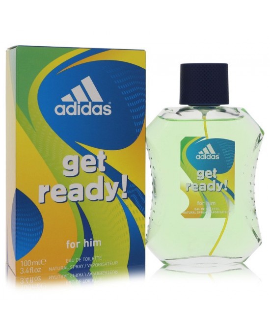 Adidas Get Ready by Adidas Eau De Toilette Spray 3.4 oz (Men) Adidas Get Ready by Adidas Eau De Toilette Spray 3.4 oz (Men)