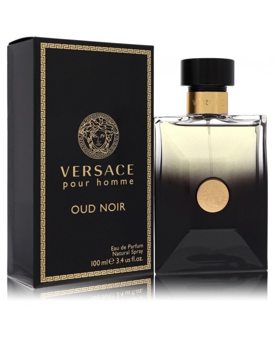 Versace Pour Homme Oud Noir by Versace Eau De Parfum Spray 3.4 oz (Men)