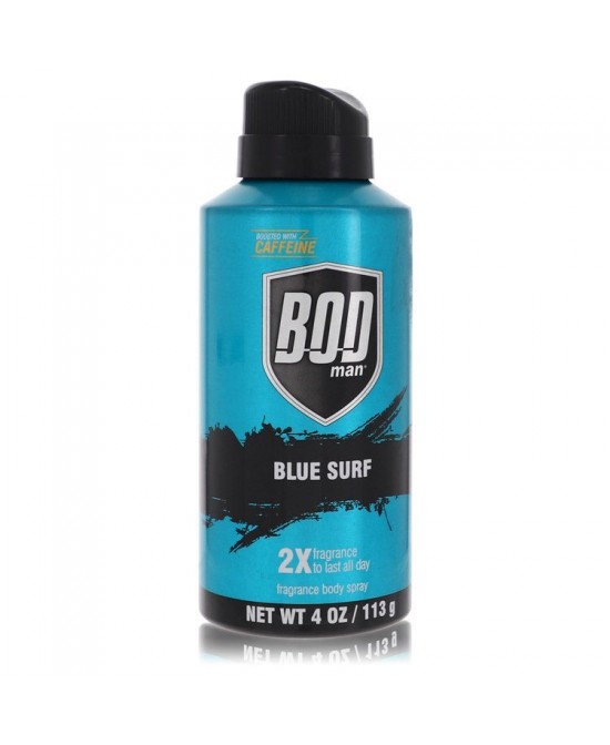 Bod Man Blue Surf by Parfums De Coeur Body spray 4 oz (Men)