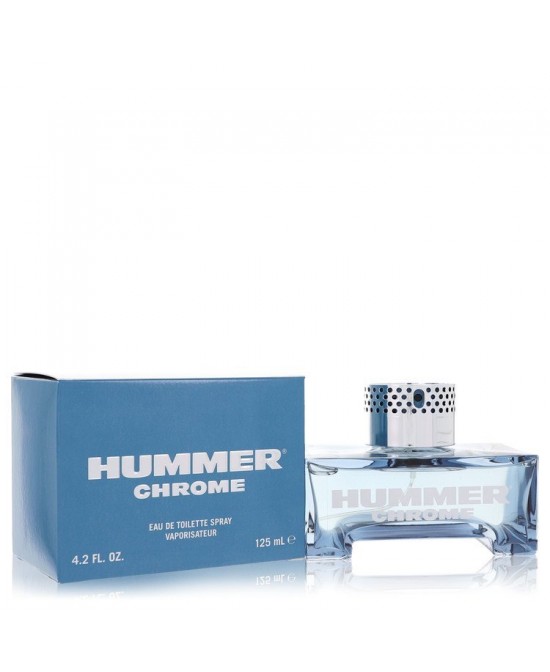 Hummer Chrome by Hummer Eau De Toilette Spray 4.2 oz (Men)