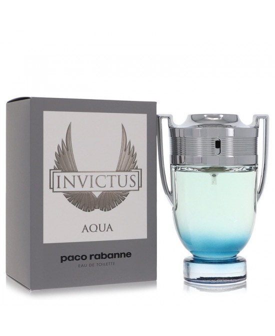 Invictus Aqua by Paco Rabanne Eau De Toilette Spray 3.4 oz (Men)