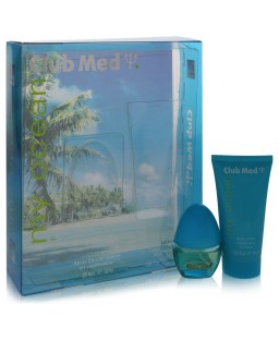 Club Med My Ocean by Coty Gift Set -- .33 oz Mini EDT Spray + 1.85 oz Body Lotion (Women)