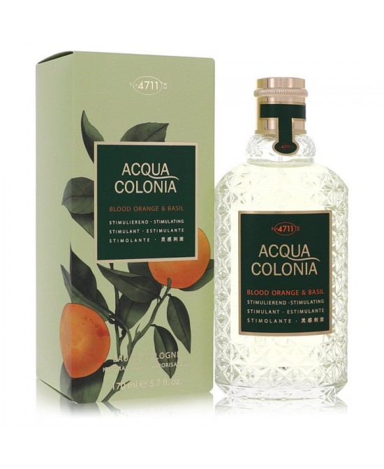 4711 Acqua Colonia Blood Orange & Basil by 4711 Eau De Cologne Spray (Unisex) 5.7 oz (Women)
