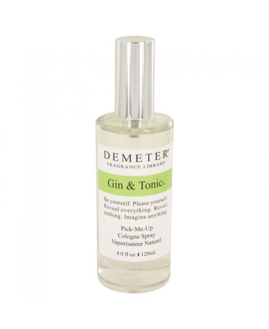 Demeter Gin & Tonic by Demeter Cologne Spray (unboxed) 4 oz (Men)