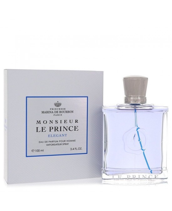 Monsieur Le Prince Elegant by Marina De Bourbon Eau De Parfum Spray 3.4 oz (Men)
