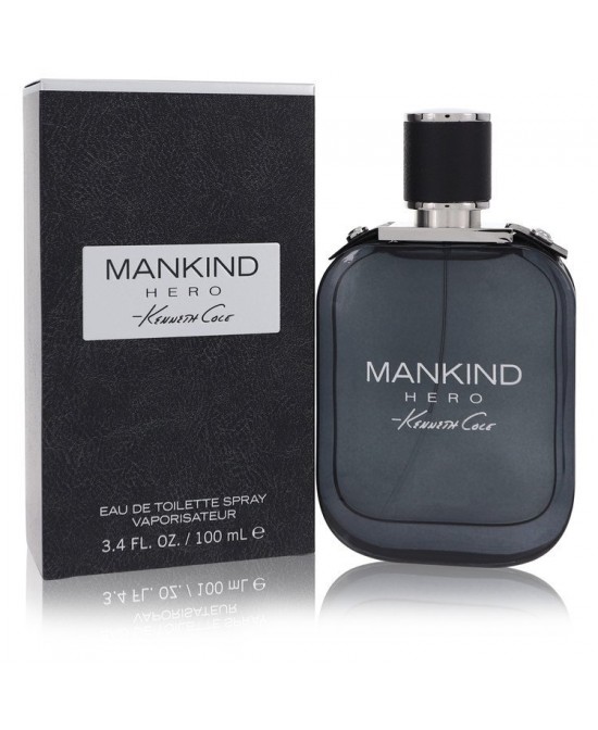 Kenneth Cole Mankind Hero by Kenneth Cole Eau De Toilette Spray 3.4 oz (Men)