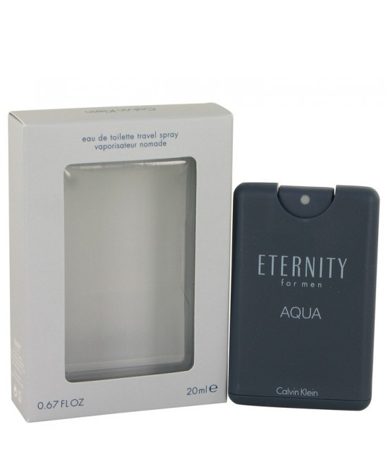 Eternity Aqua by Calvin Klein Mini EDT Spray .67 oz (Men)