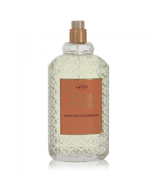 4711 Acqua Colonia White Peach & Coriander by 4711 Eau De Cologne Spray (Unisex Tester) 5.7 oz (Women)