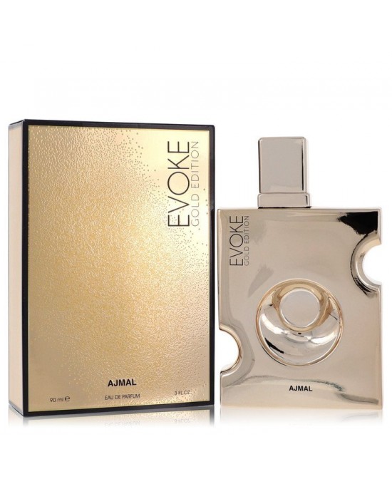 Ajmal Evoke Gold by Ajmal Eau De Parfum Spray 3 oz (Men)