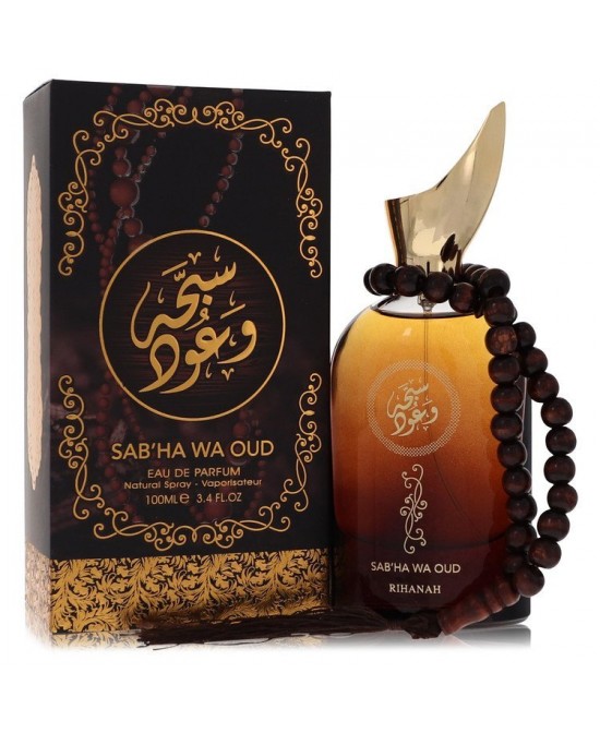 Sabha Wa Oud by Rihanah Eau De Parfum Spray (Unisex) 3.4 oz (Men)