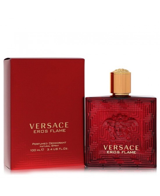 Versace Eros Flame by Versace Deodorant Spray 3.4 oz (Men)