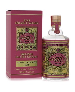 4711 Floral Collection Rose by 4711 Eau De Cologne Spray (Unisex) 3.4 oz (Men) 4711 Floral Collection Rose by 4711 Eau De Cologne Spray (Unisex) 3.4 oz (Men)