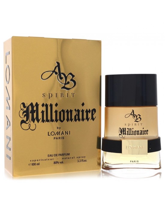 Spirit Millionaire by Lomani Eau De Parfum Spray 3.3 oz (Men)