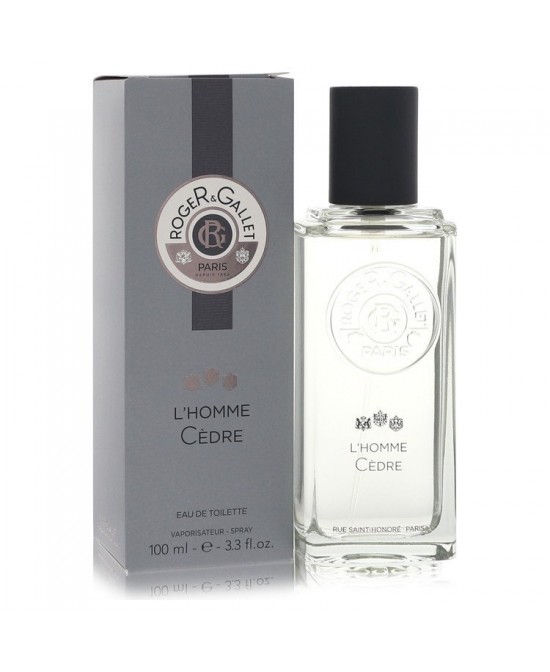 Roger & Gallet L'Homme Cedre by Roger & Gallet Eau De Toilette Spray 3.3 oz (Men)