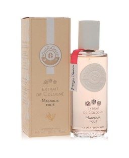 Roger & Gallet Magnolia Folie by Roger & Gallet Extrait De Cologne Spray (Unisex) 3.3 oz (Women)
