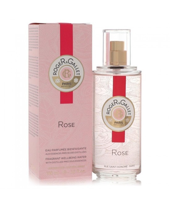 Roger & Gallet Rose by Roger & Gallet Fragrant Wellbeing Water Spray 3.3 oz (Women)