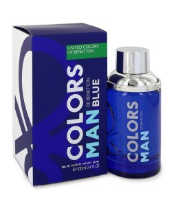 Colors De Benetton Blue by Benetton Eau De Toilette Spray 3.4 oz (Men)
