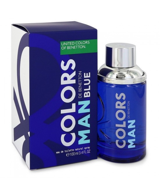 Colors De Benetton Blue by Benetton Eau De Toilette Spray 3.4 oz (Men)