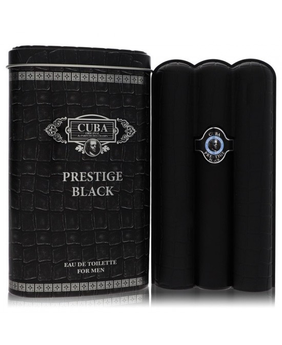 Cuba Prestige Black by Fragluxe Eau De Toilette Spray 3 oz (Men)