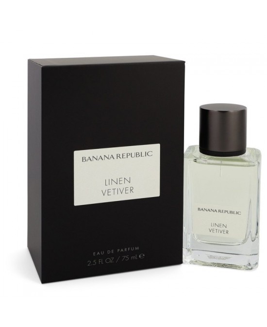 Banana Republic Linen Vetiver by Banana Republic Eau De Parfum Spray (Unisex) 2.5 oz (Women)