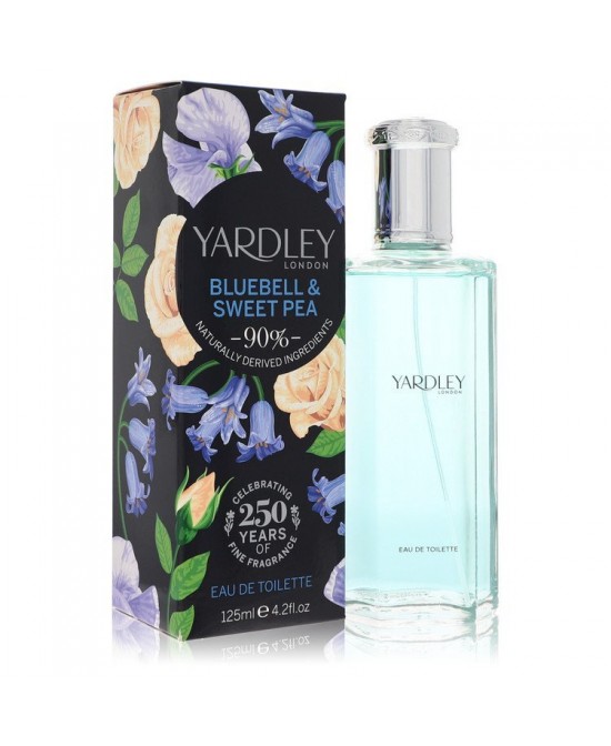 Yardley Bluebell & Sweet Pea by Yardley London Eau De Toilette Spray 4.2 oz (Women)